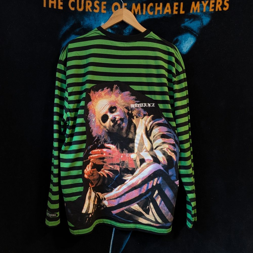 Custom Sewn "Beetlejuice" Longsleeve Shirt